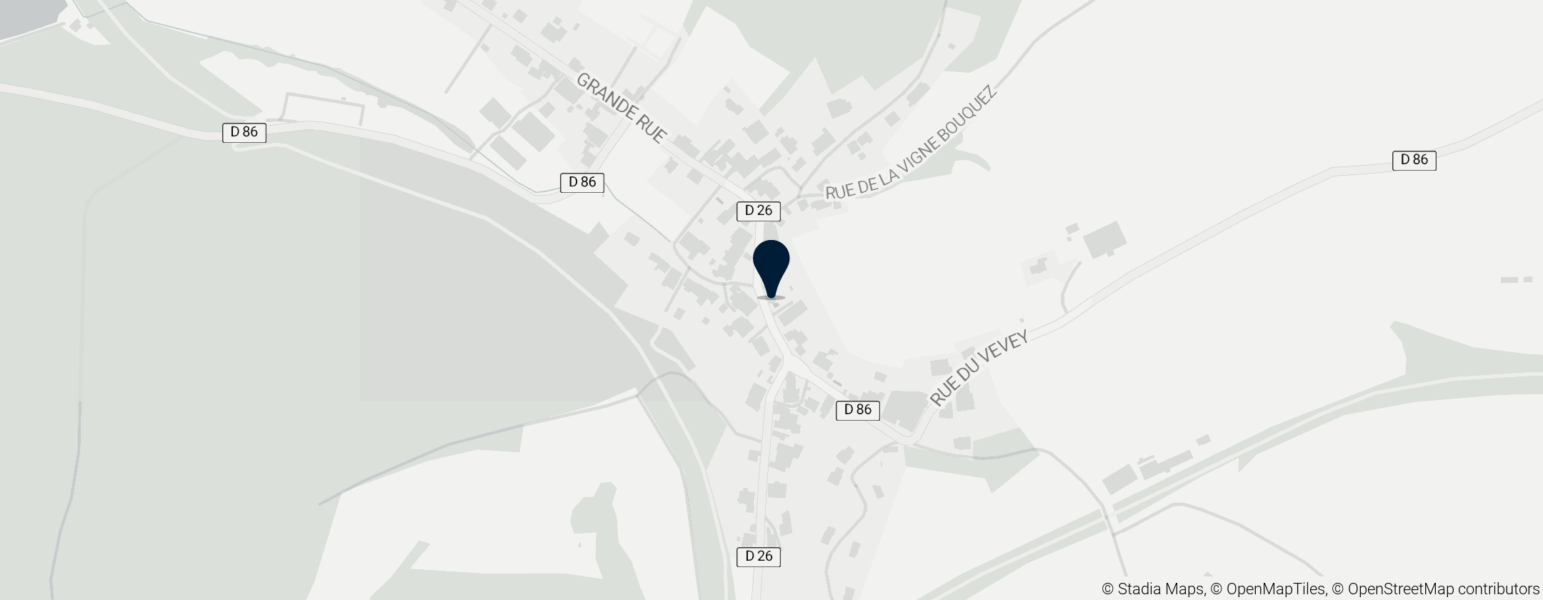 Map of Fontaine-lavoir de Fontenois-lès-Montbozon