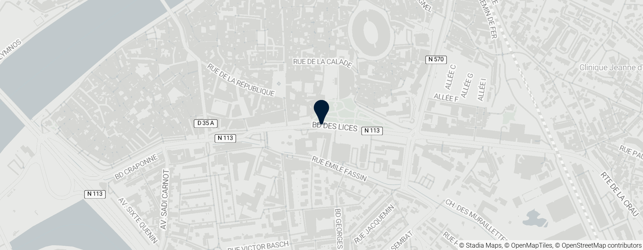 Map of Boulevard des Lices