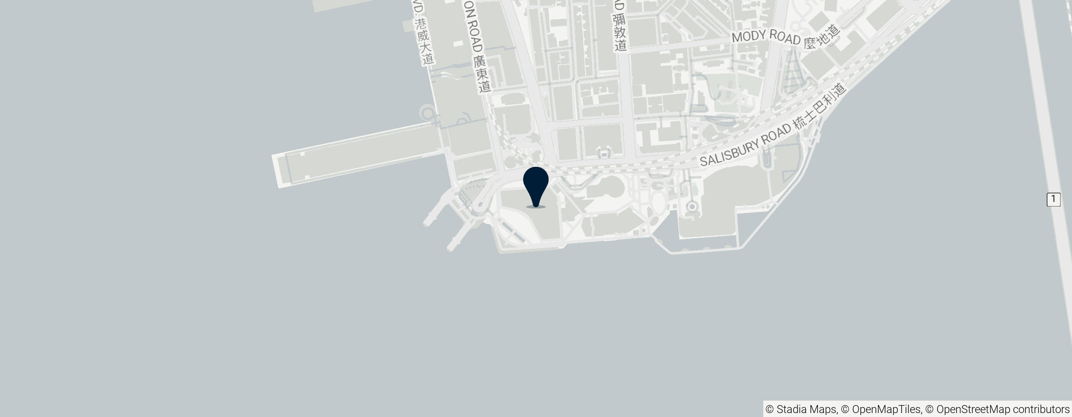 Map of Hong Kong Cultural Centre