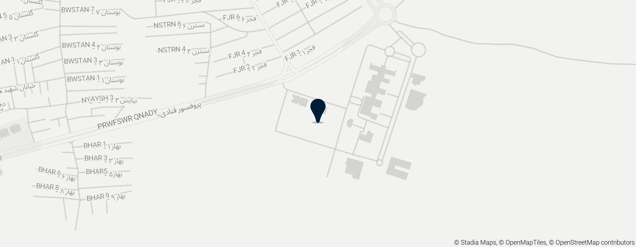 Map of University of Maragheh