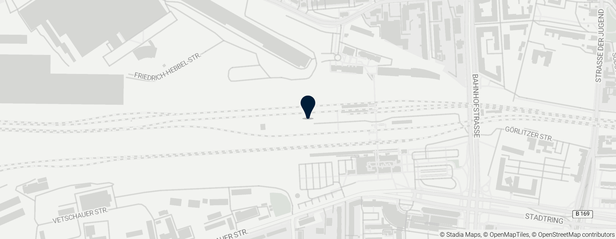 Map of Cottbus Hauptbahnhof