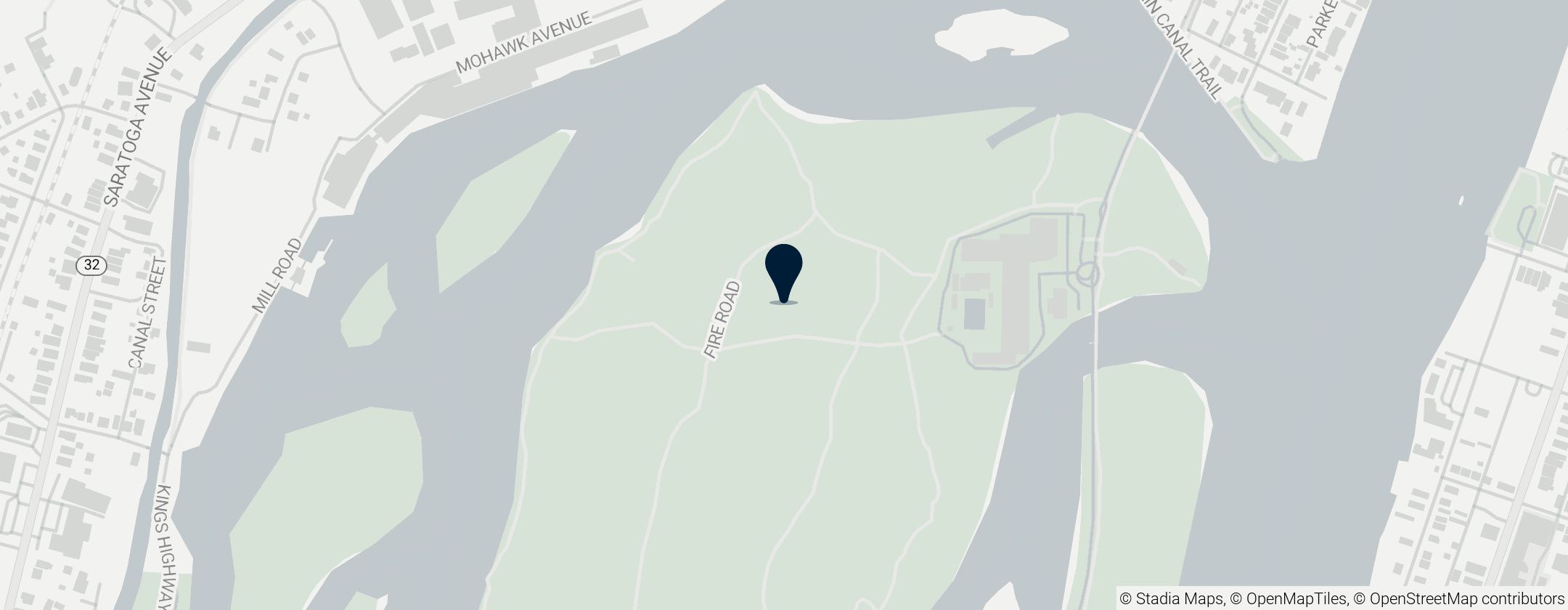 Map of Peebles Island State Park