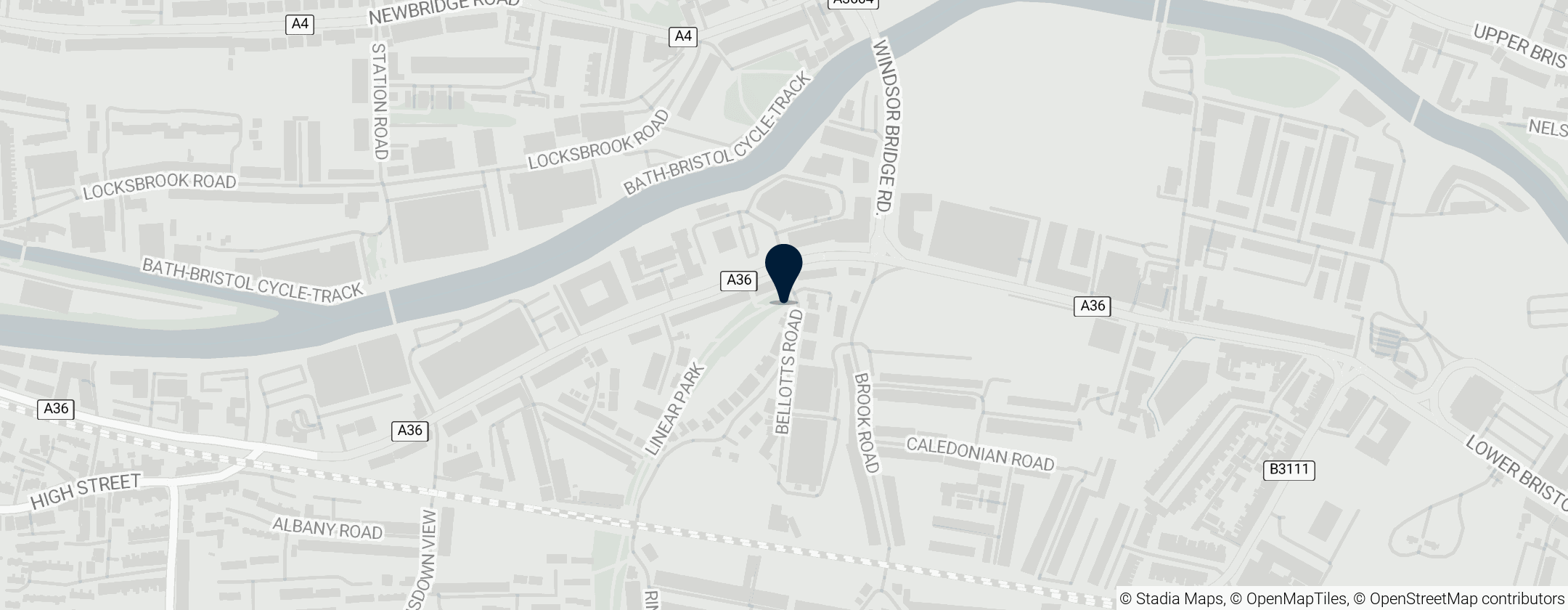 Map of Two Tunnels Greenway