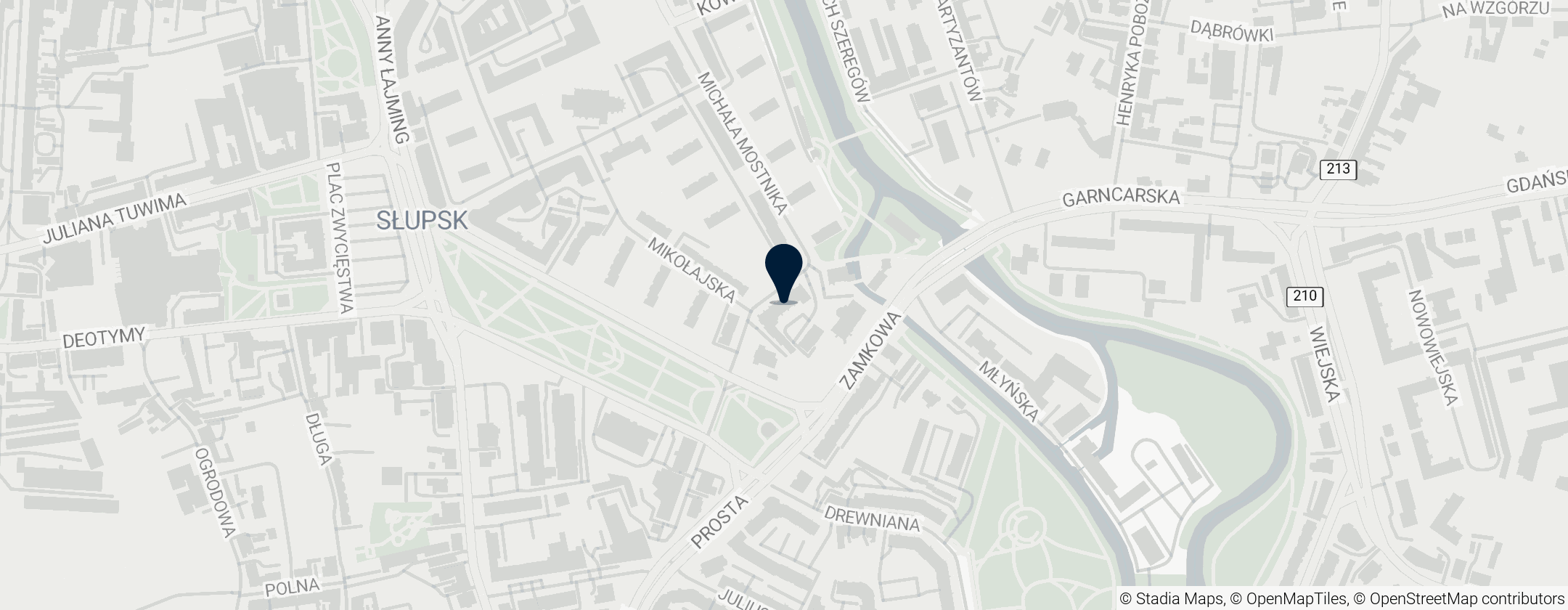 Map of Kościół św. Jacka w Słupsku