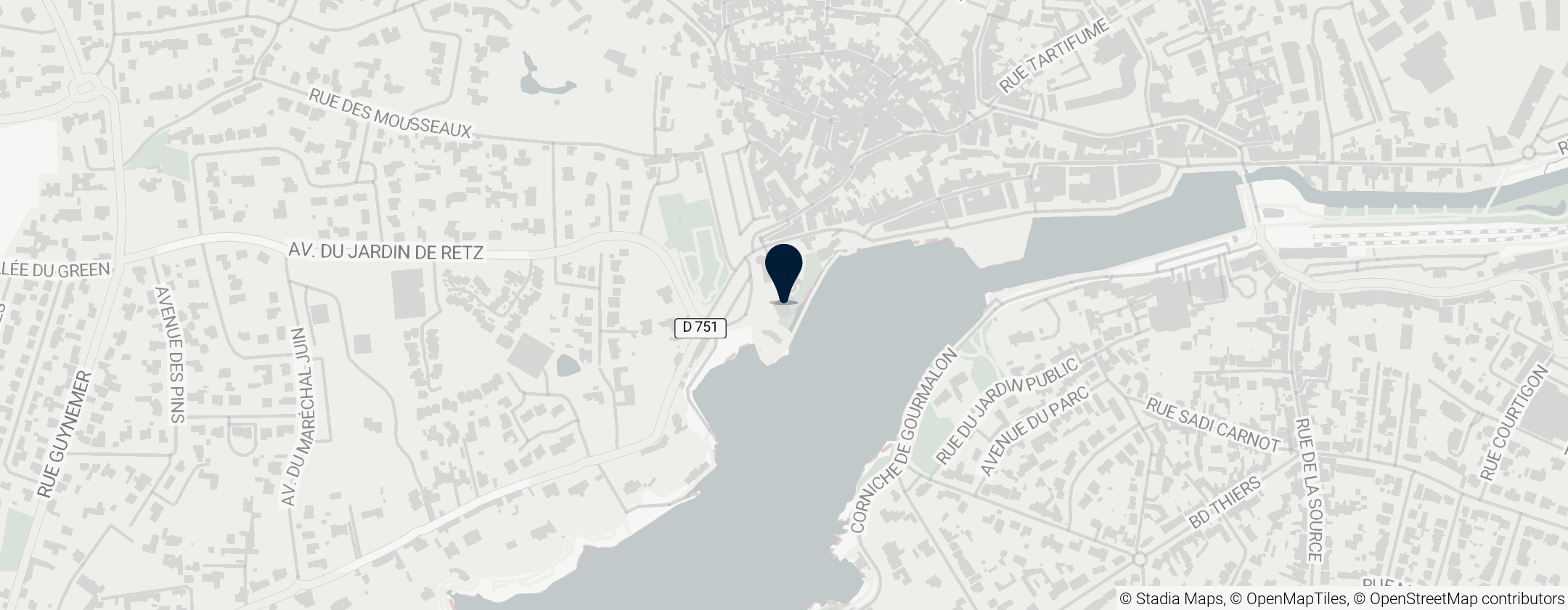 Map of Château de Pornic