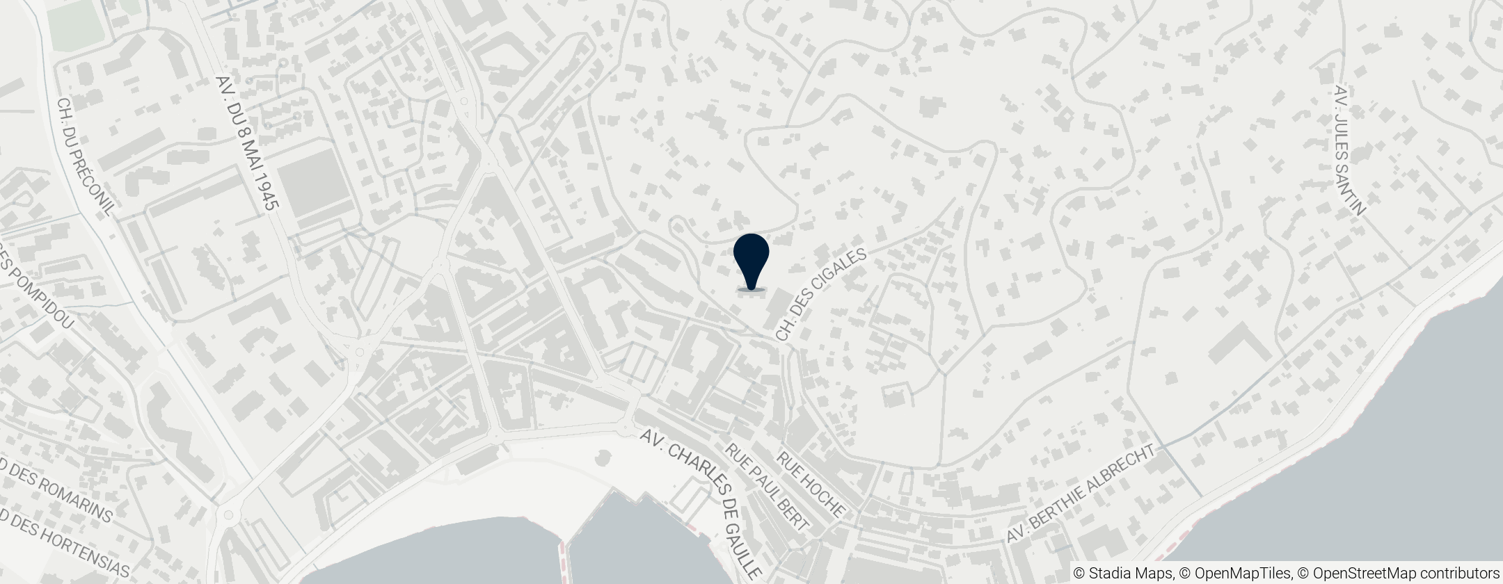 Map of Sainte-Maxime Market