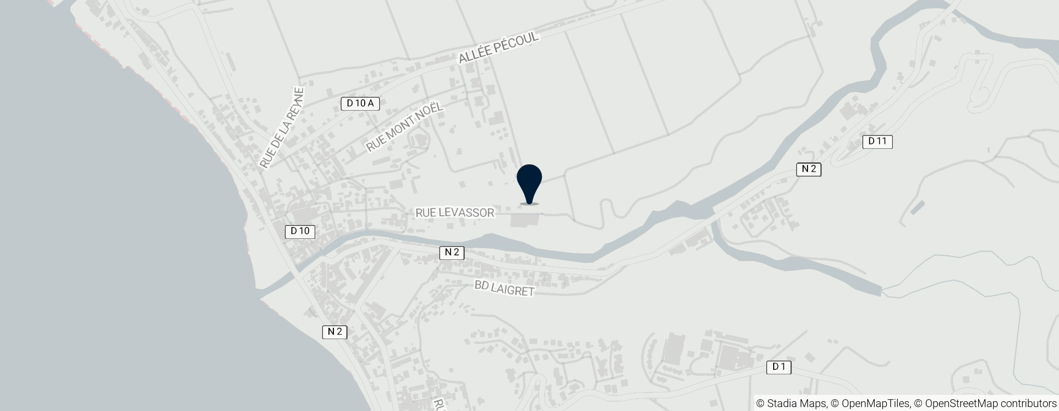 Map of Maison coloniale de santé