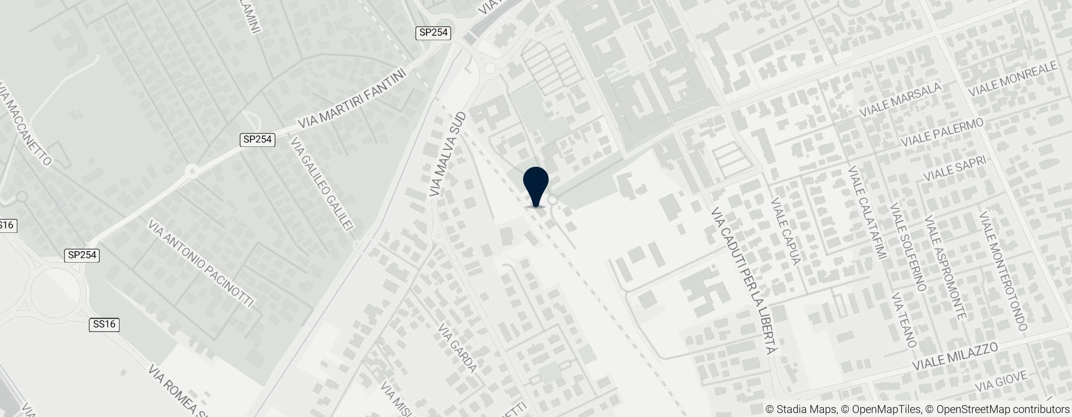 Map of Cervia-Milano Marittima