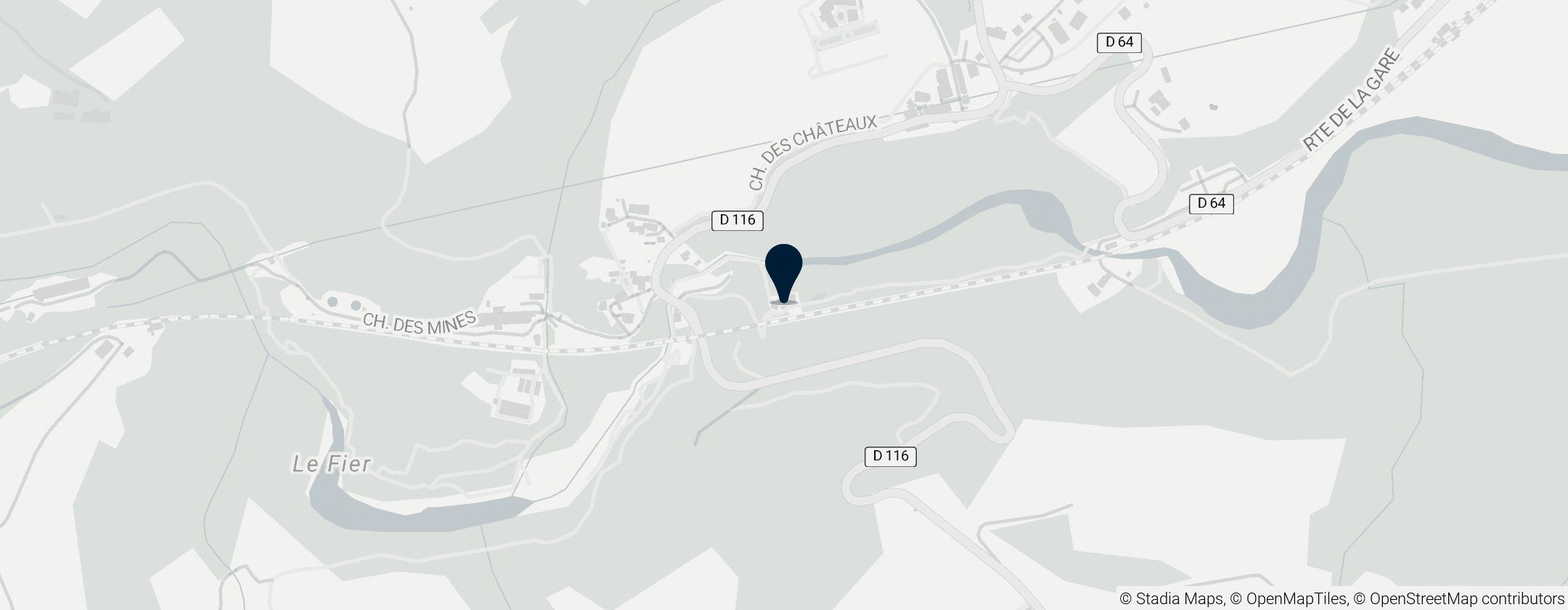 Map of Gorges du Fier