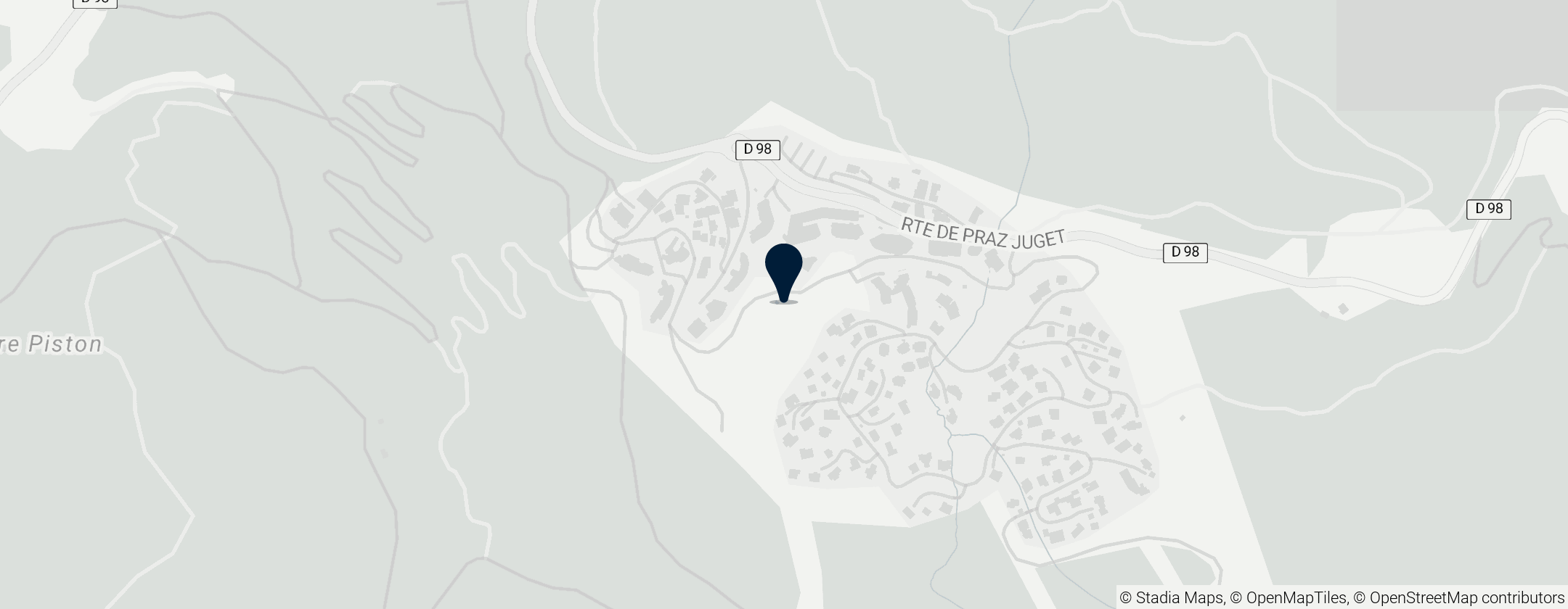 Map of La Tania Ski Resort