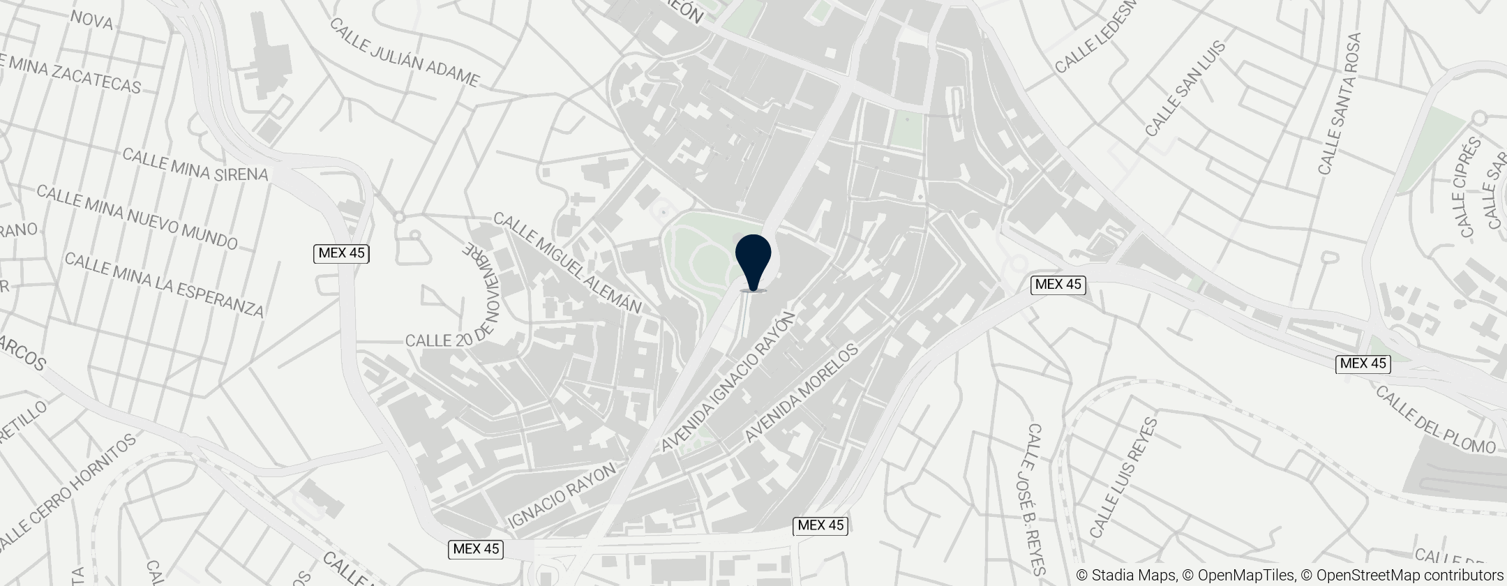 Map of El Cubo Aqueduct