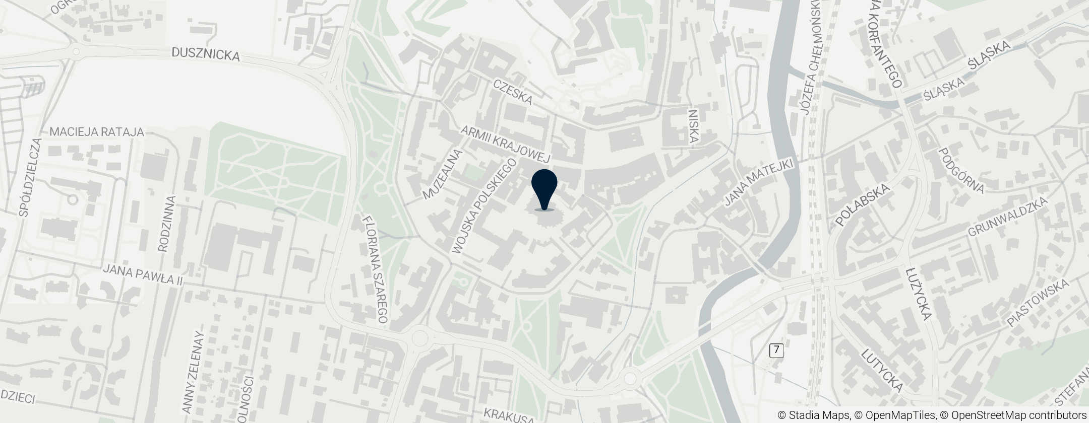 Map of Church of the Assumption, Kłodzko