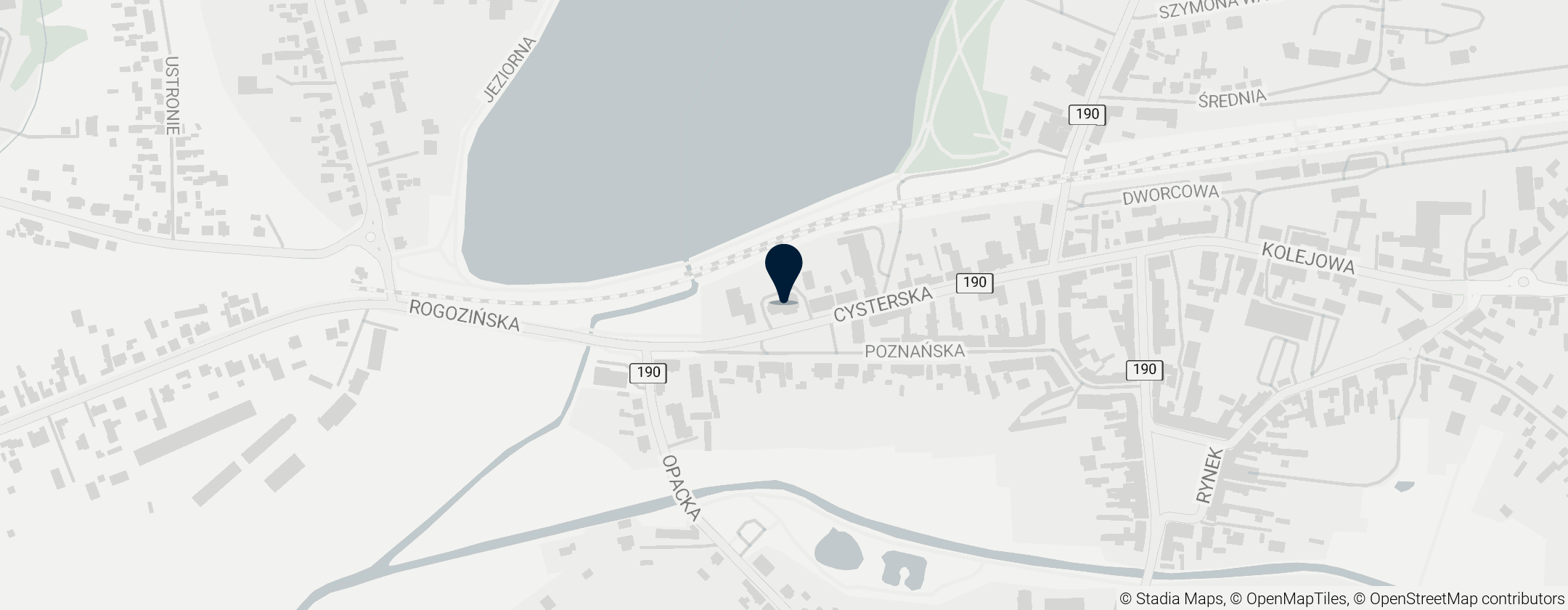 Map of Kościół Świętych Apostołów Piotra i Pawła w Wągrowcu