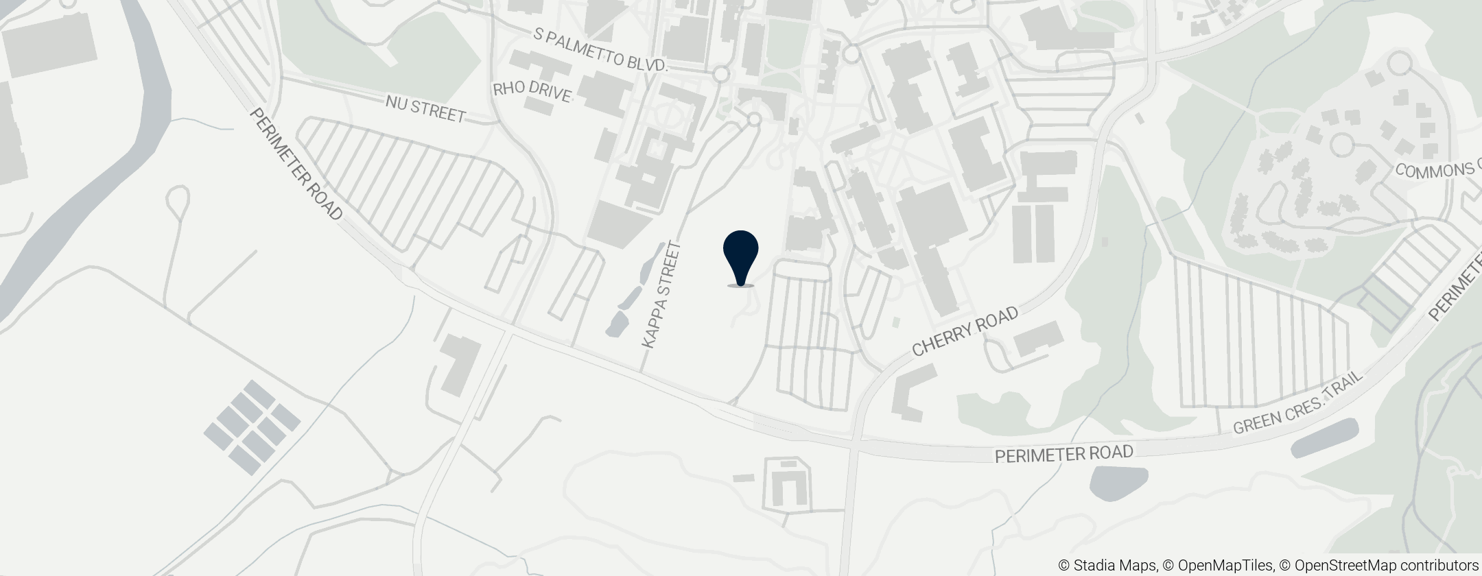 Map of Clemson University