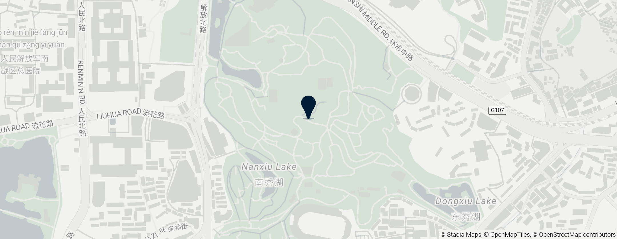Map of Yuexiu Park