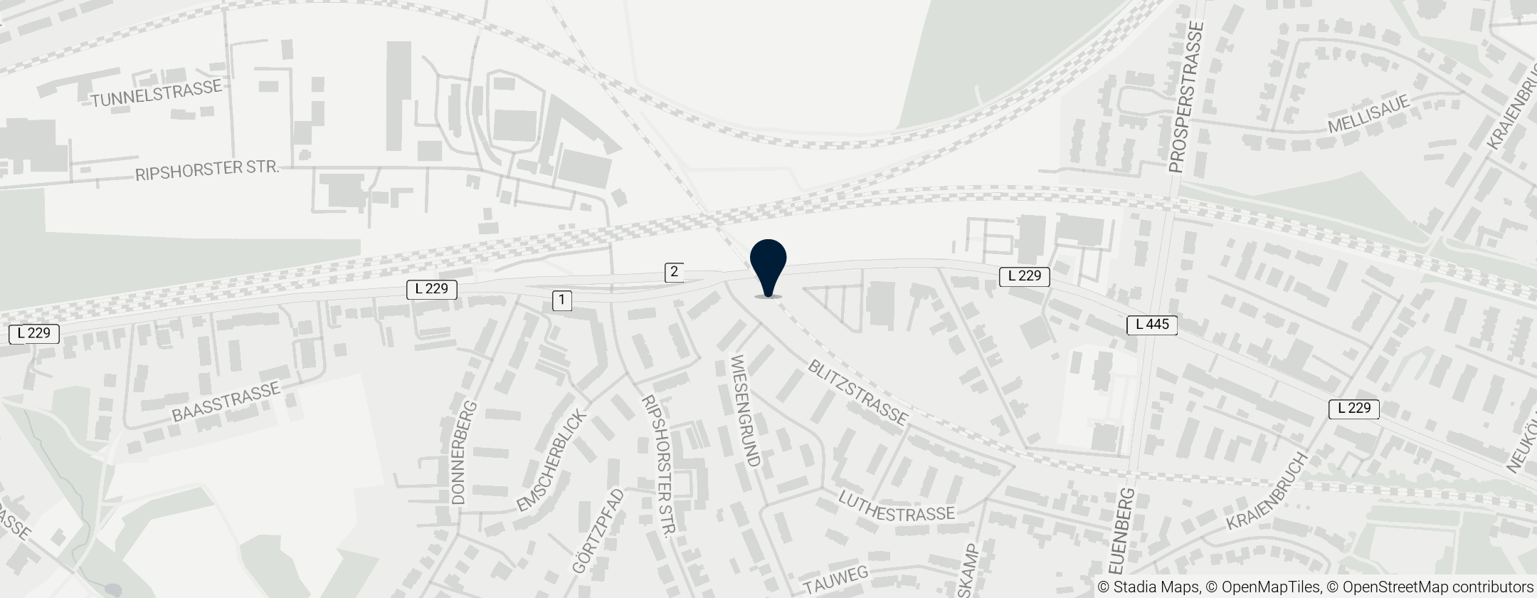 Map of Essen-Dellwig Ost