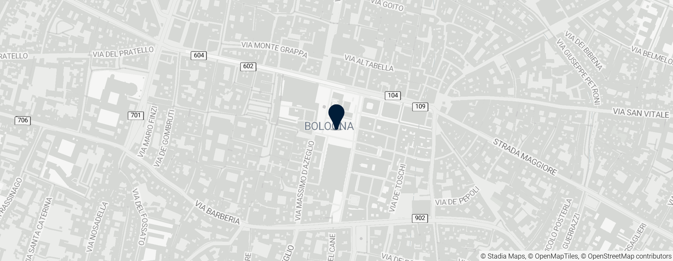 Map of Piazza Maggiore