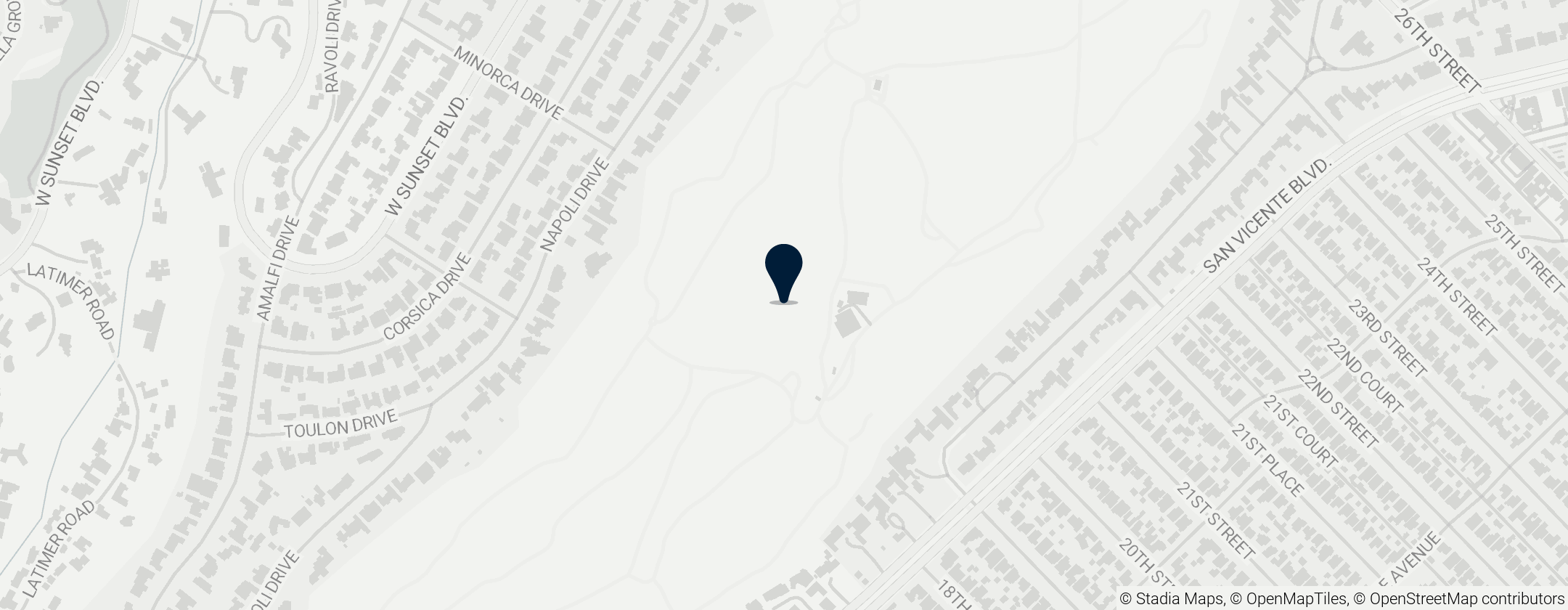 Map of Riviera Country Club