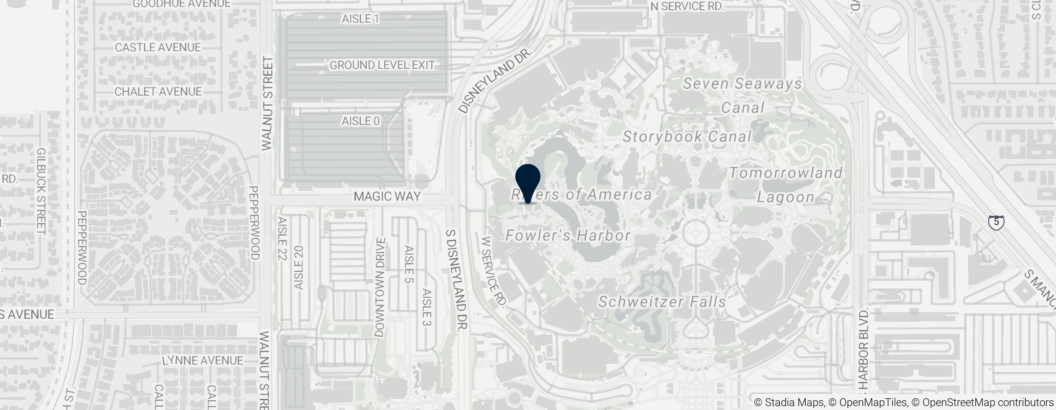 Map of Hungry Bear Restaurant