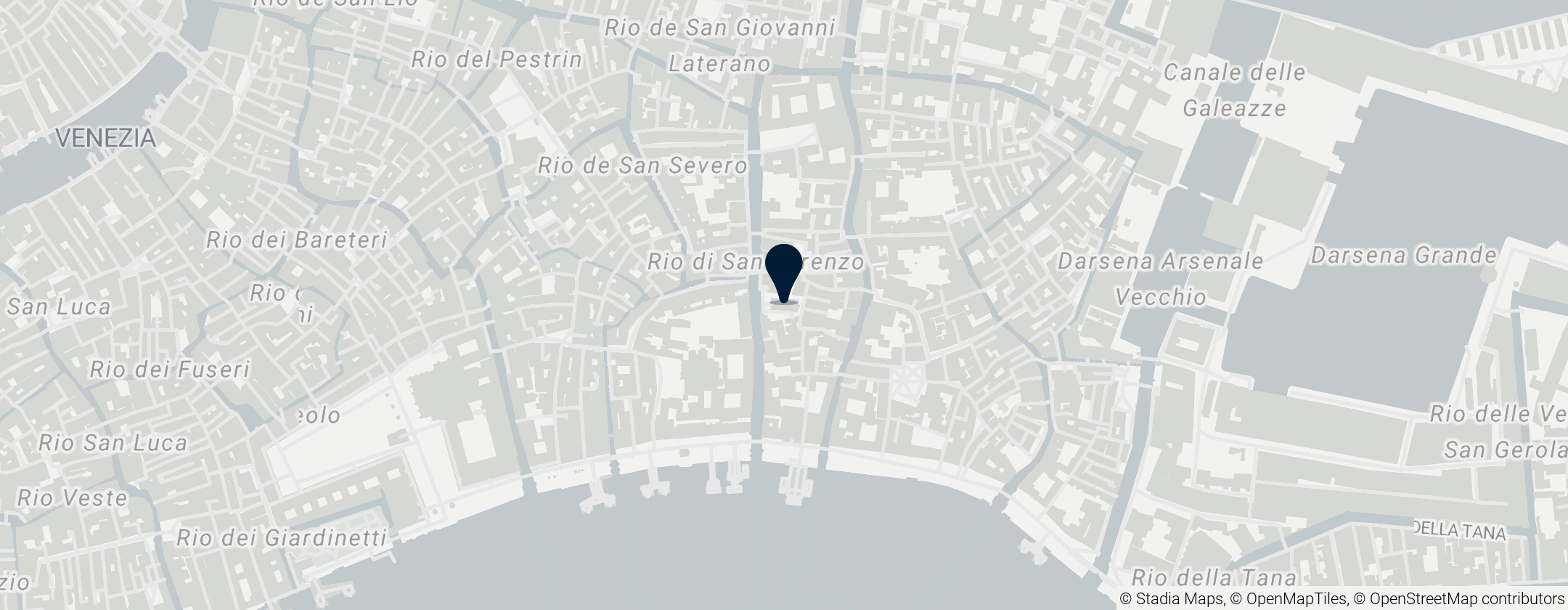 Map of San Giorgio dei Greci