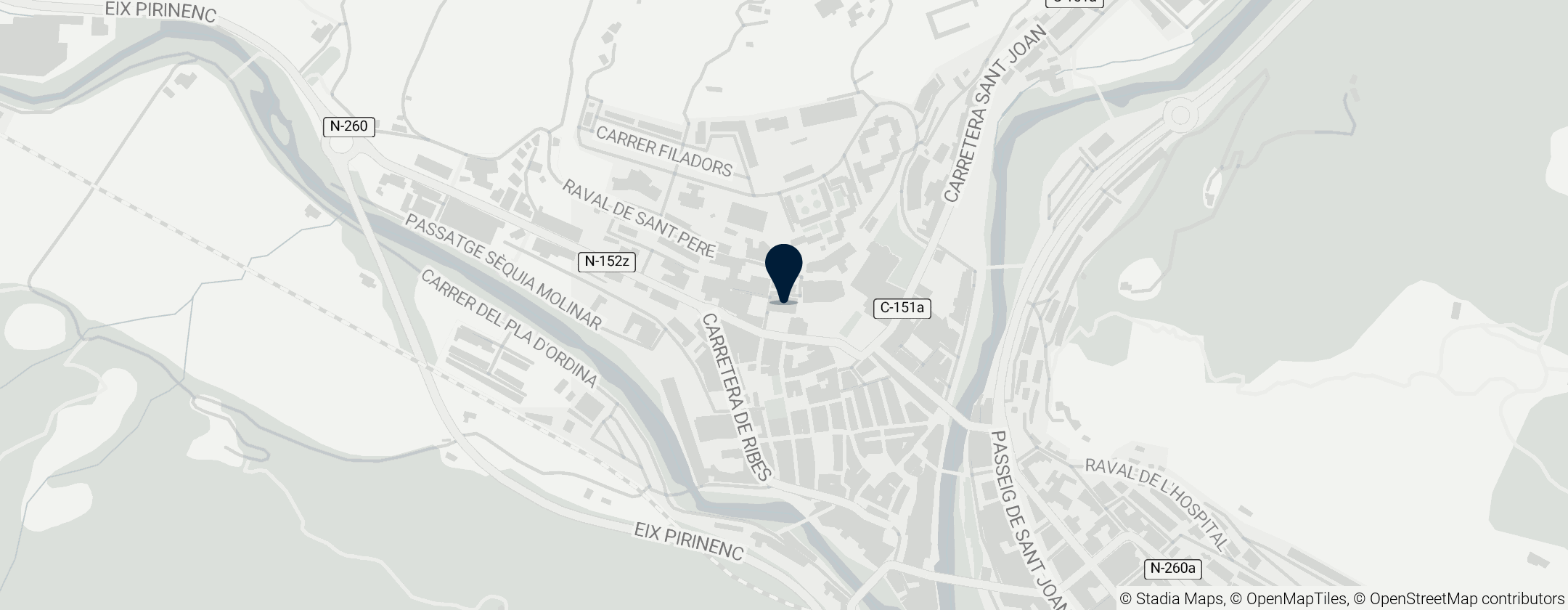 Map of Ethnological Museum of Ripoll