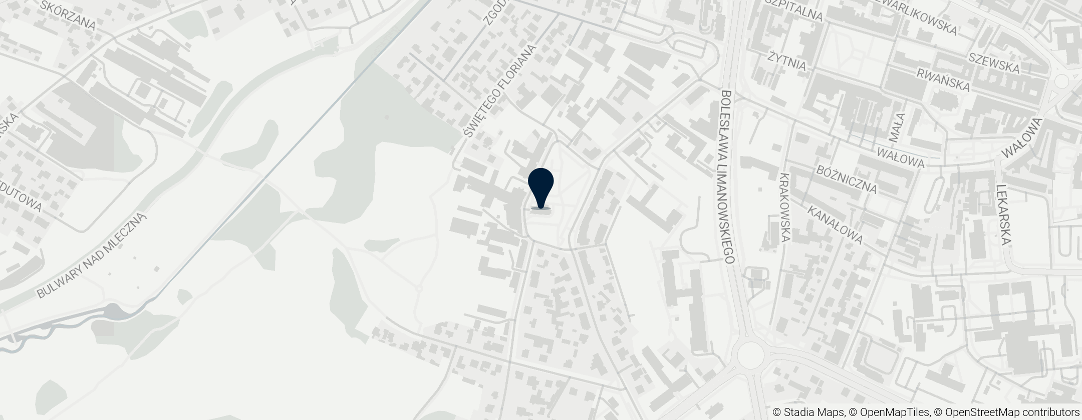 Map of Kościół św. Wacława w Radomiu