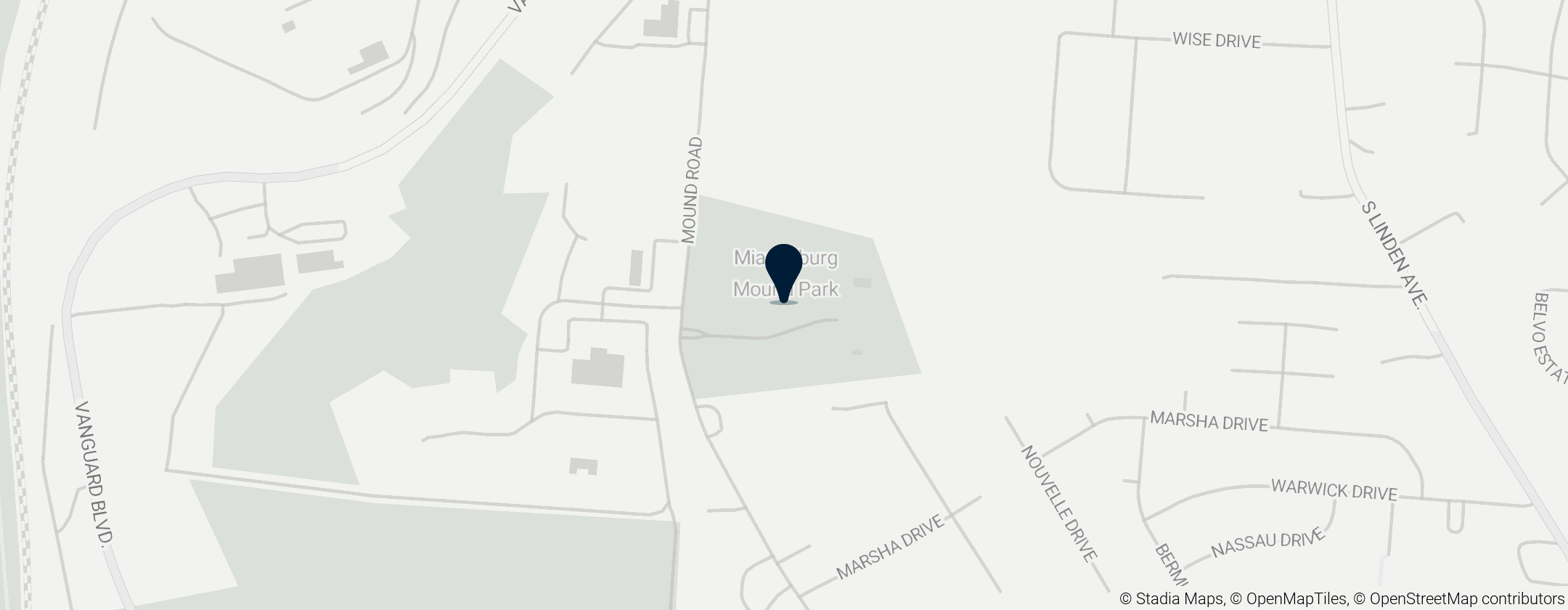 Map of Miamisburg Mound Park