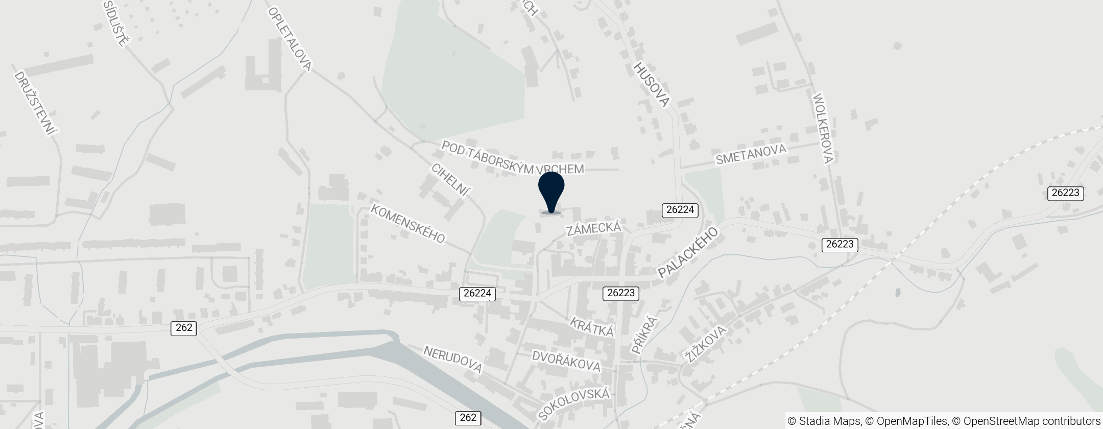 Map of Schloss Benešov nad Ploučnicí