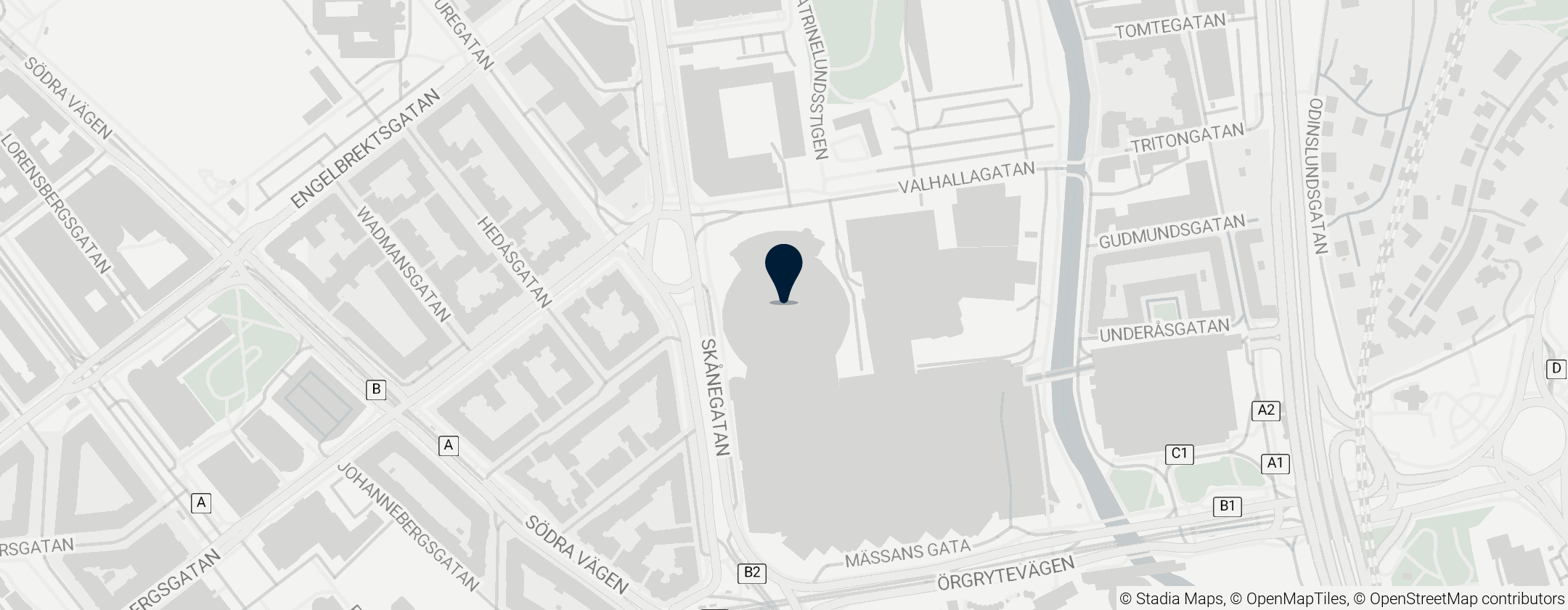 Map of Scandinavium