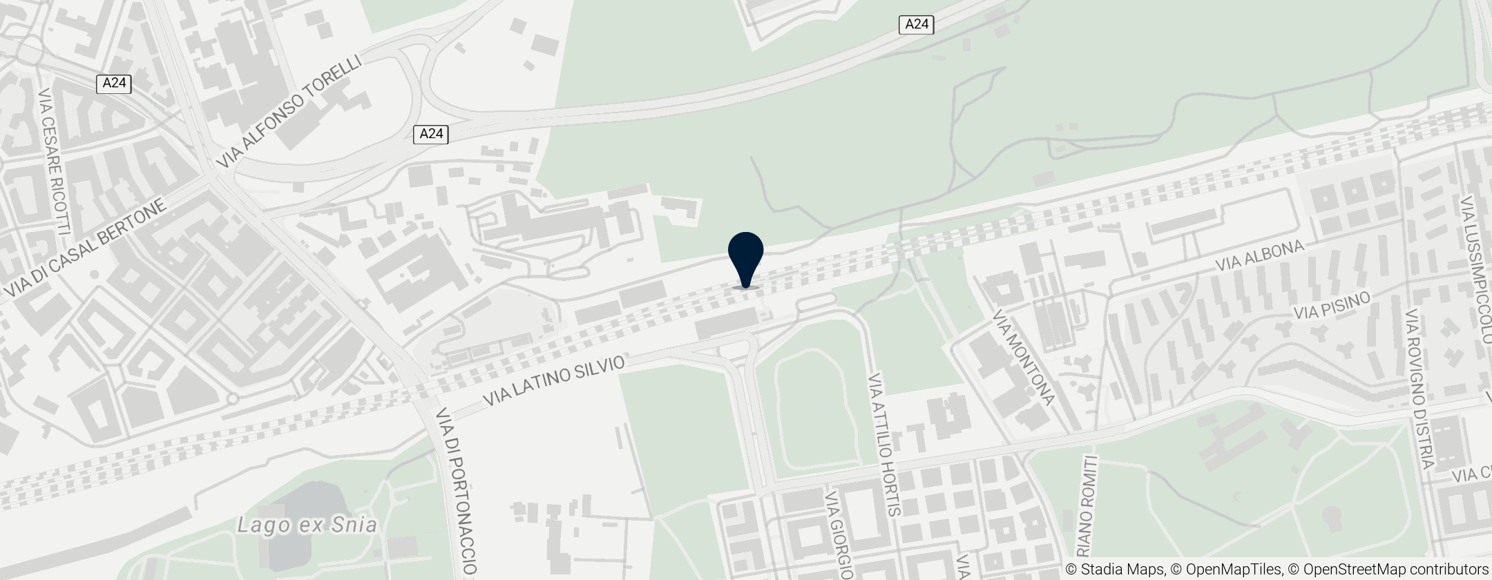 Map of Roma Prenestina