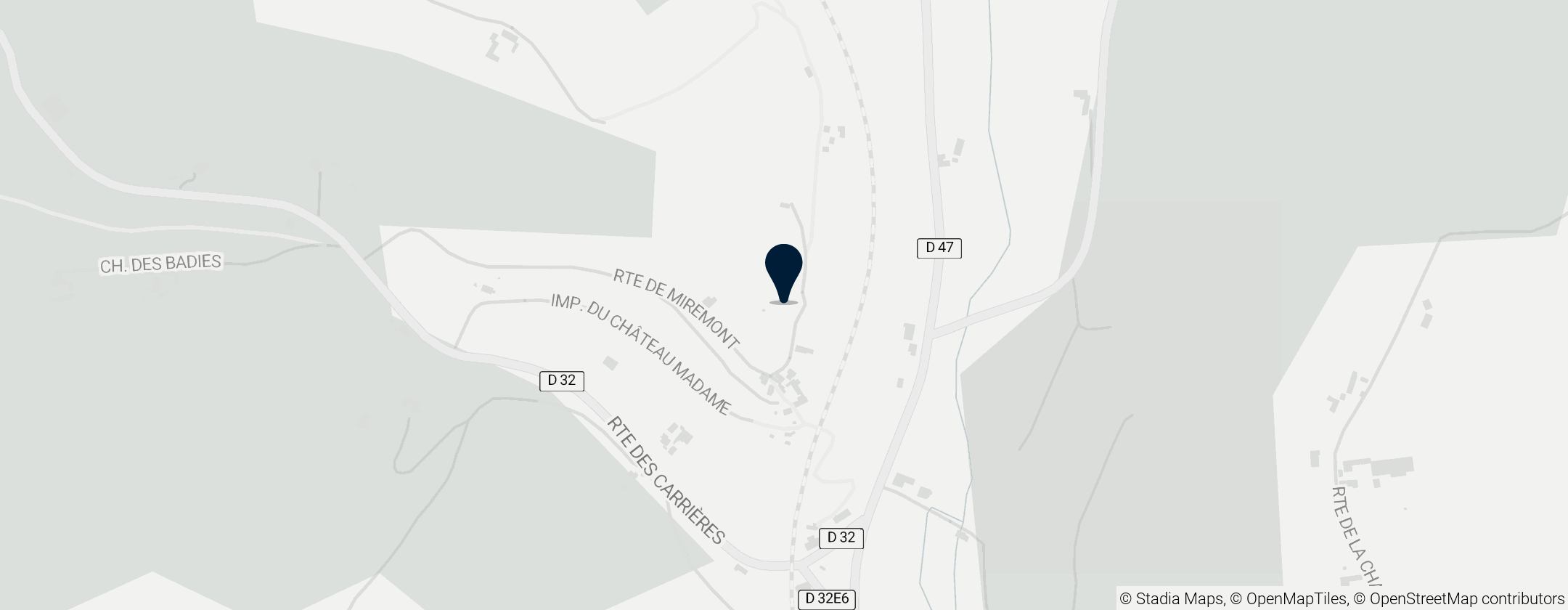 Map of Château de Miremont