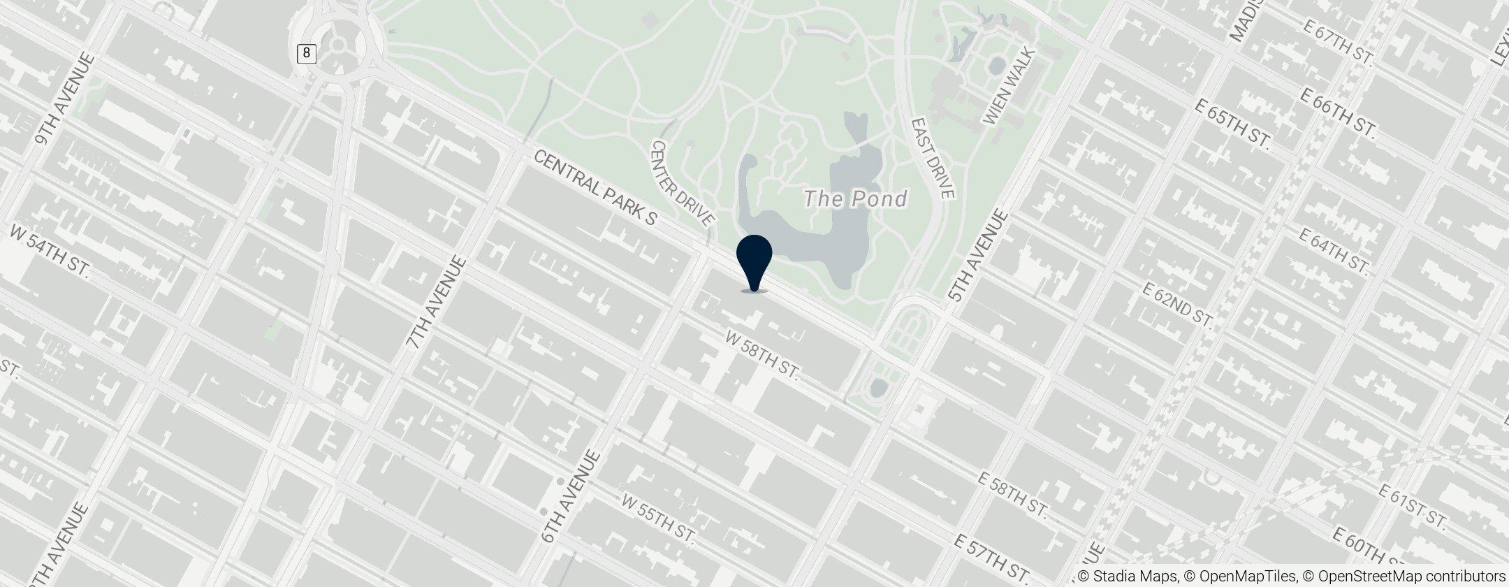 Map of Sarabeth's Central Park South