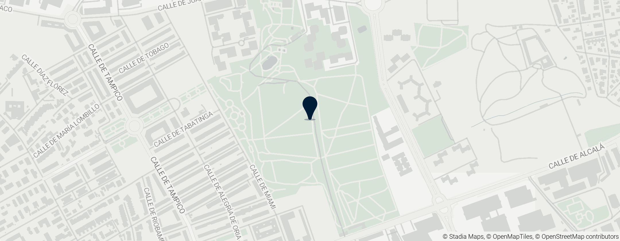 Map of Parque Quinta de los Molinos