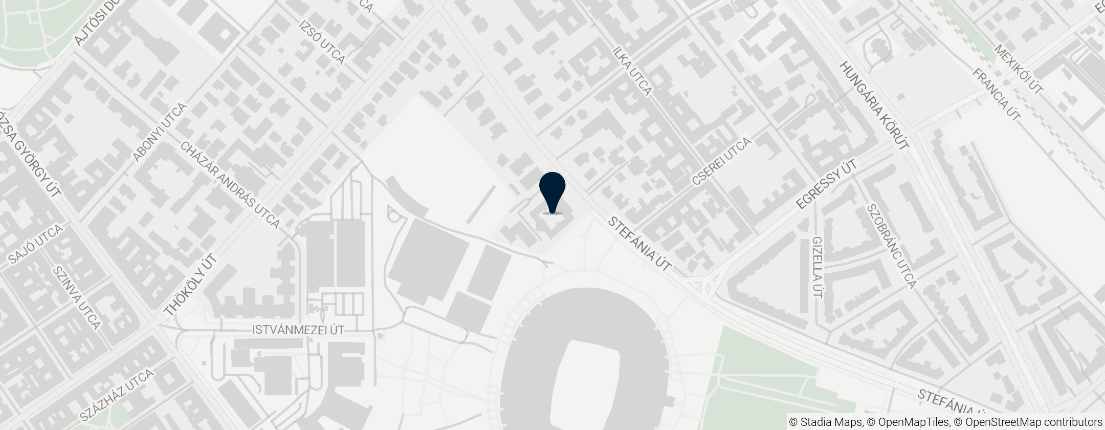 Map of Magyar Állami Földtani Intézet