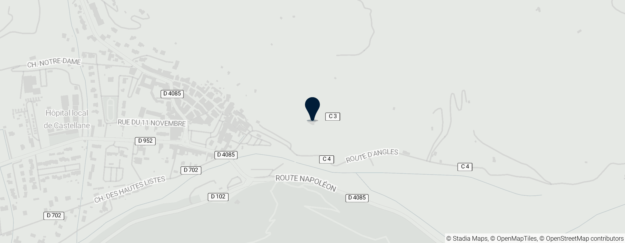 Map of Chapel of Our Lady of the Rock