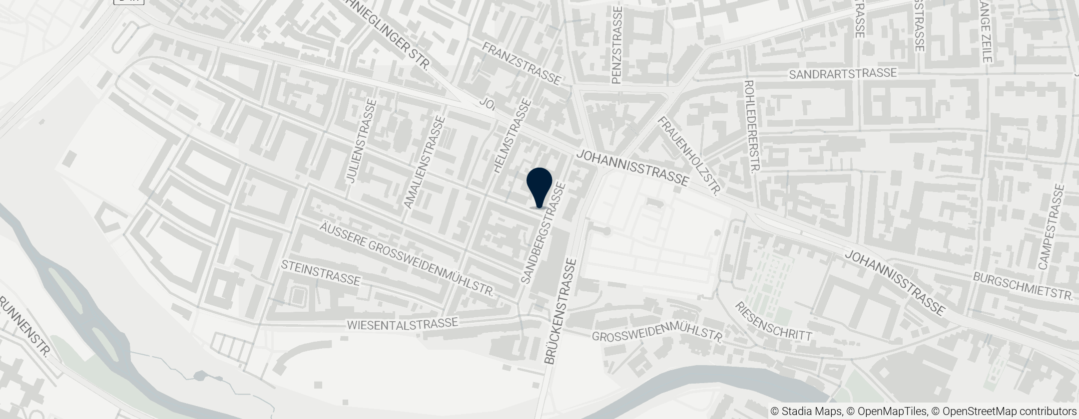 Map of Gebrüder Fraunholz Elisen-Lebküchnerei