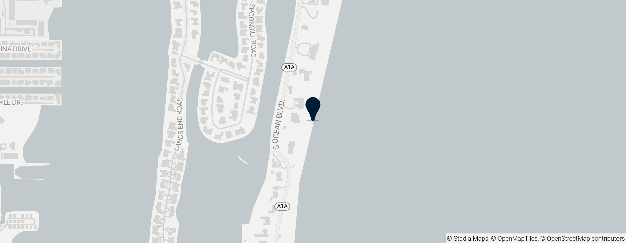 Map of Manalapan Beach