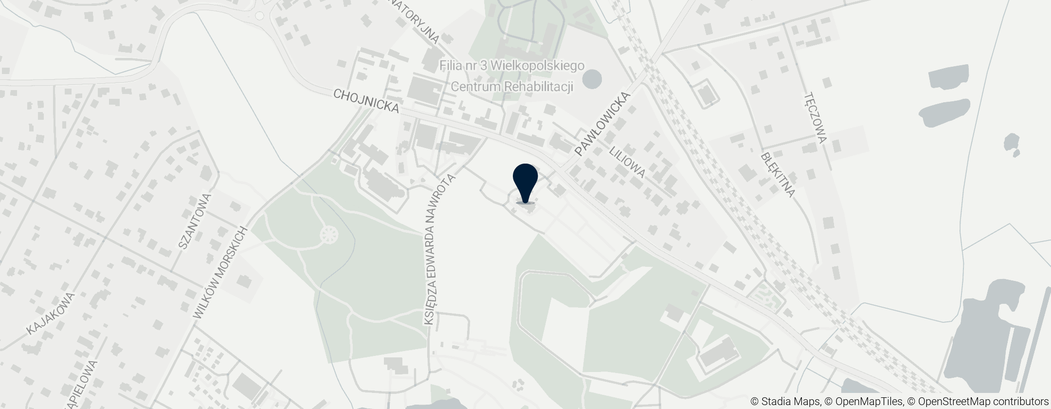 Map of Kościół św. Michała Archanioła i Wniebowzięcia Najświętszej Maryi Panny w Kiekrzu