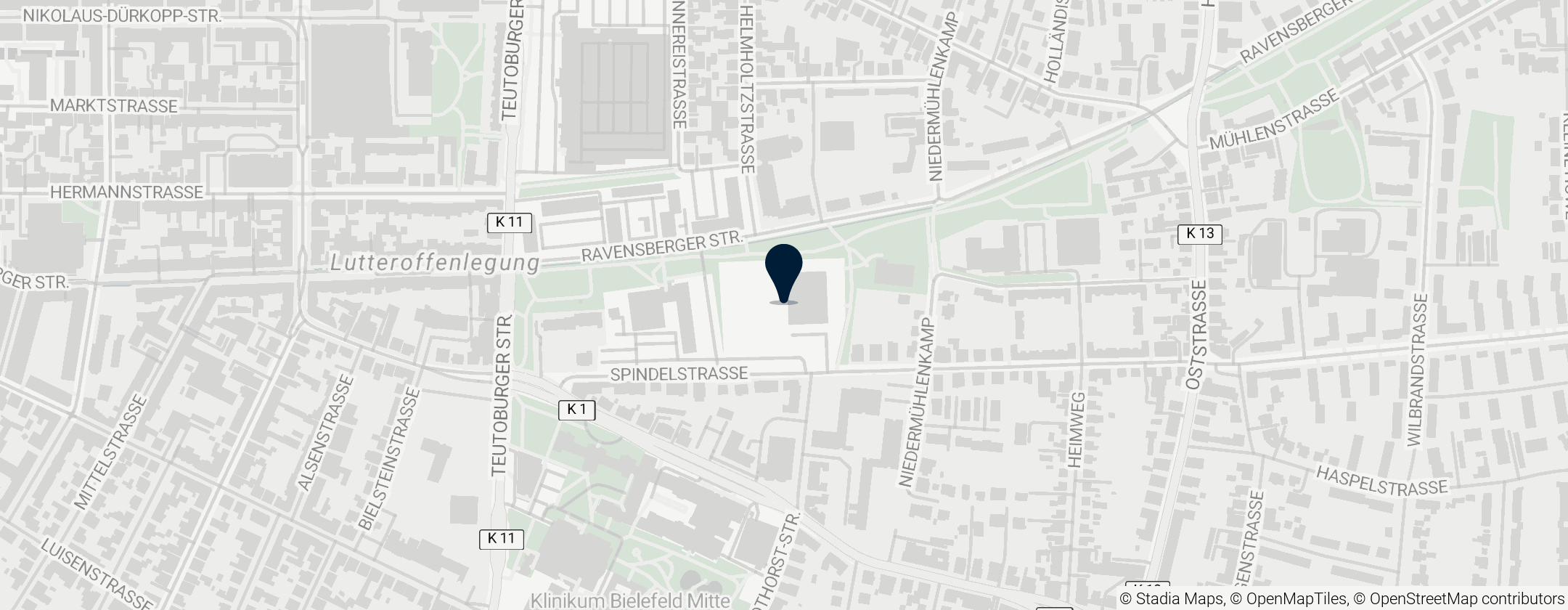 Map of VfB Fichte Bielefeld