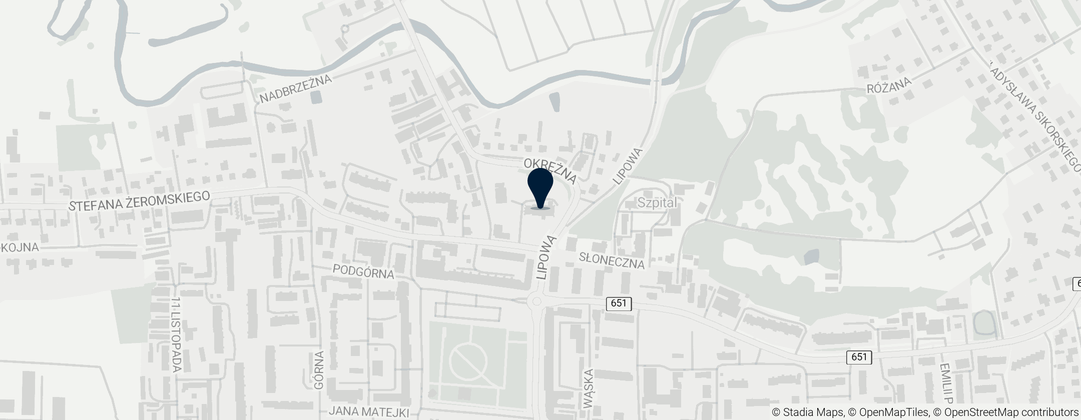 Map of Konkatedra Najświętszej Maryi Panny Matki Kościoła w Gołdapi