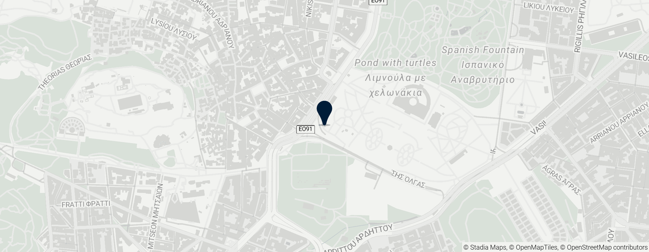 Map of George Gordon Byron