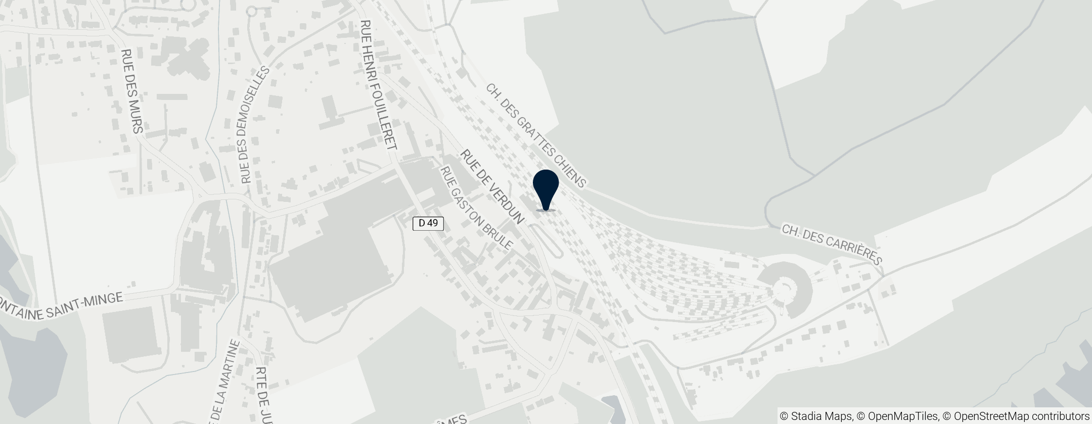 Map of Longueville station