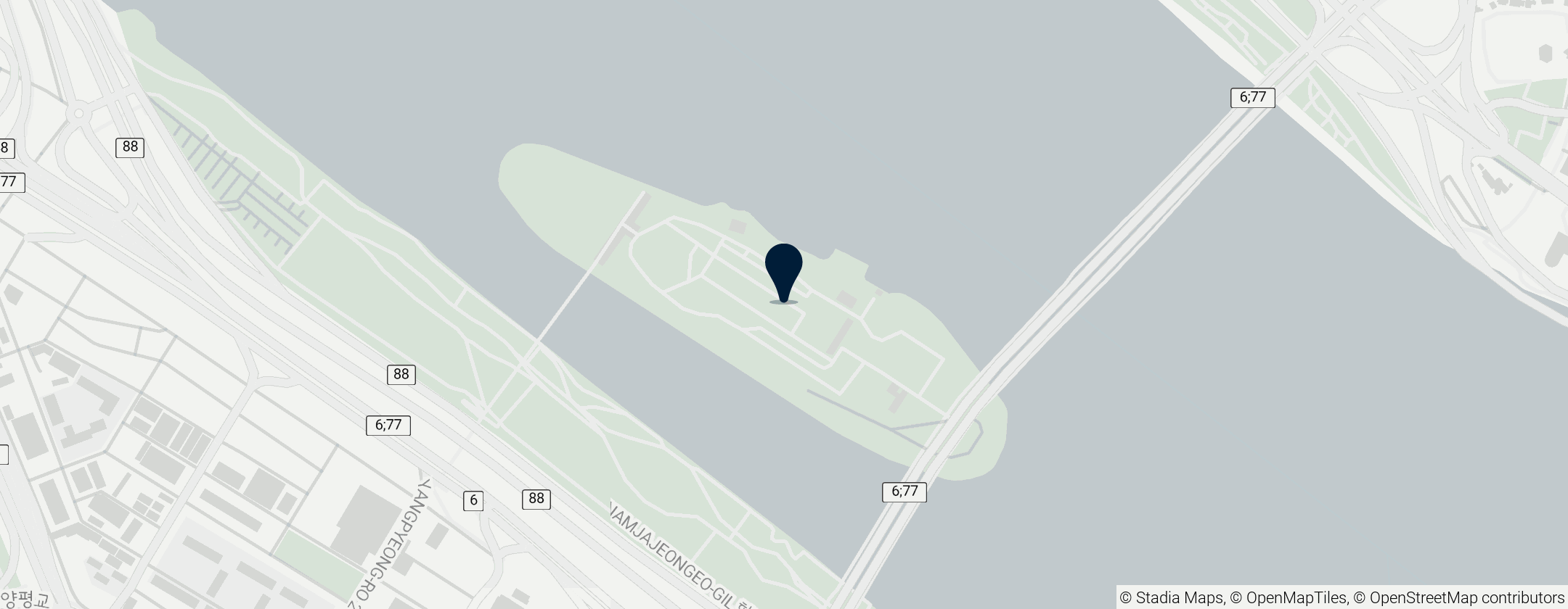 Map of Seonyudo Water Gardens