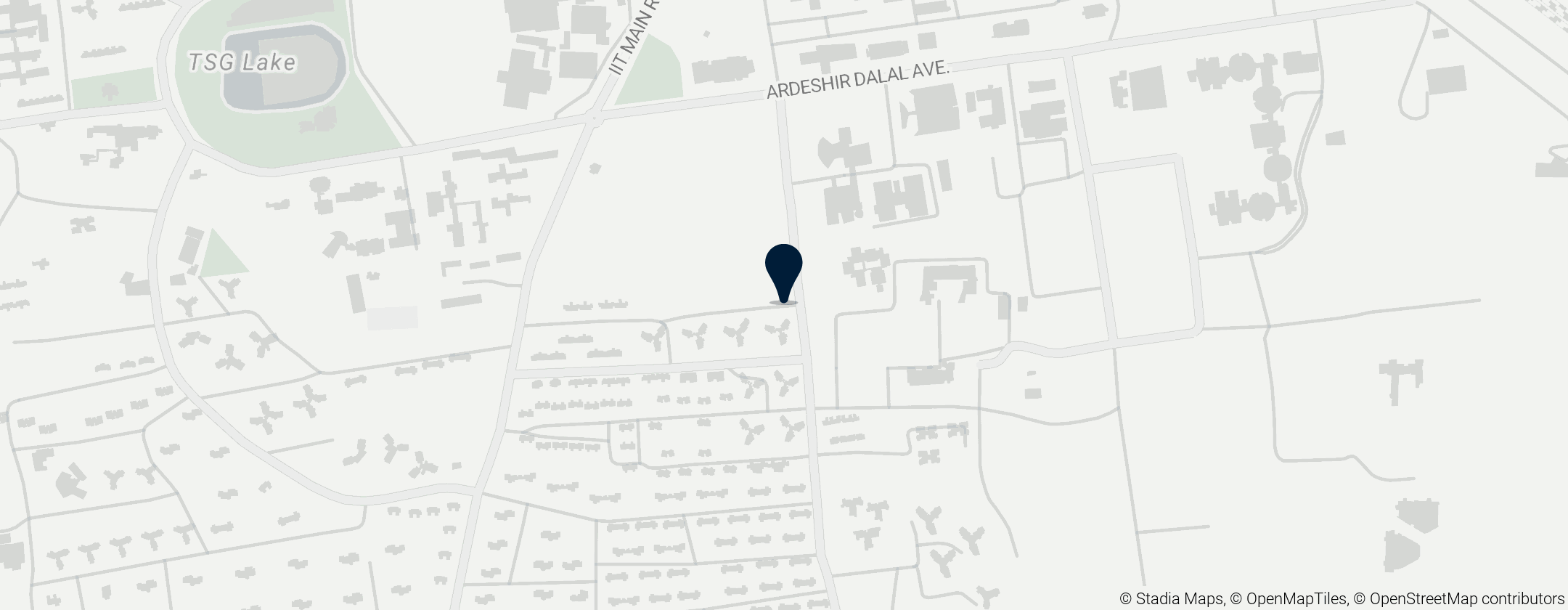 Map of Indian Institute of Technology Kharagpur
