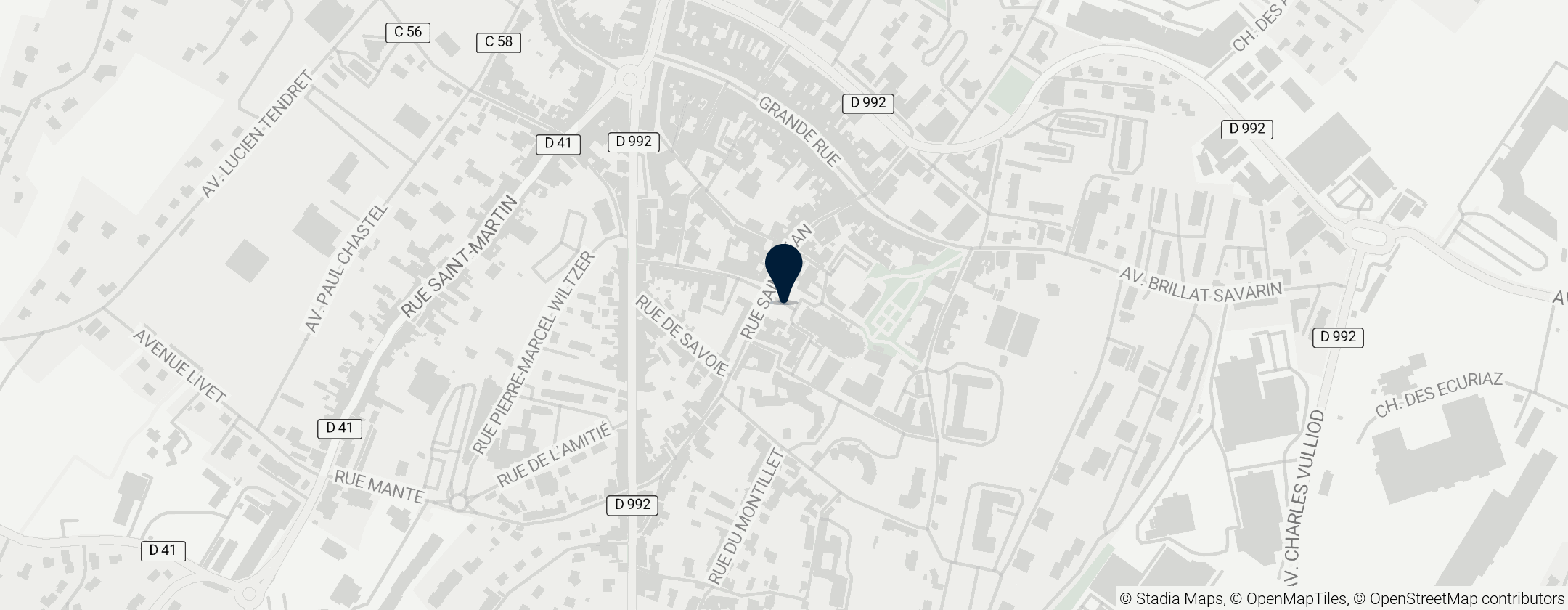 Map of Place de la cathédrale Saint-Jean