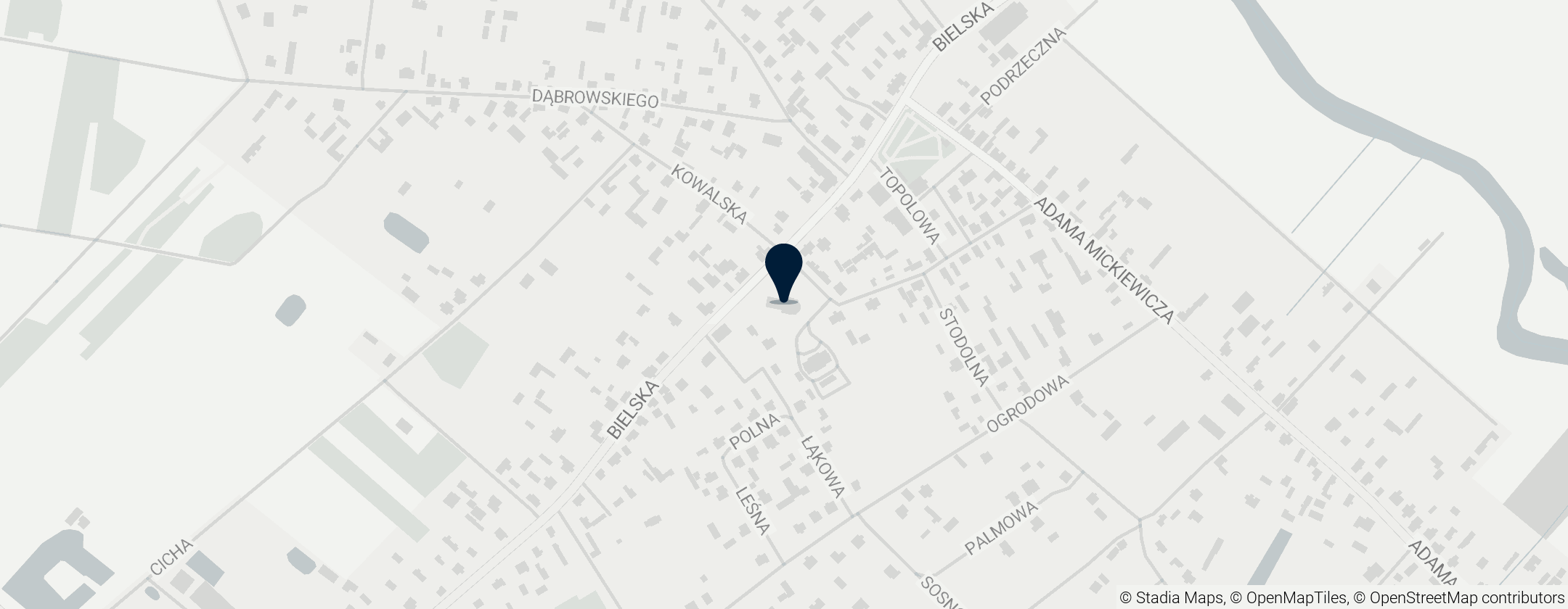 Map of Cerkiew Podwyższenia Krzyża Pańskiego w Narwi