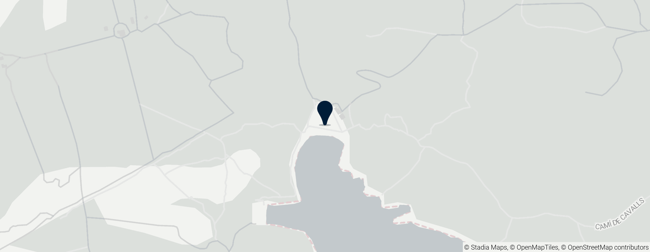 Map of Macarella Beach