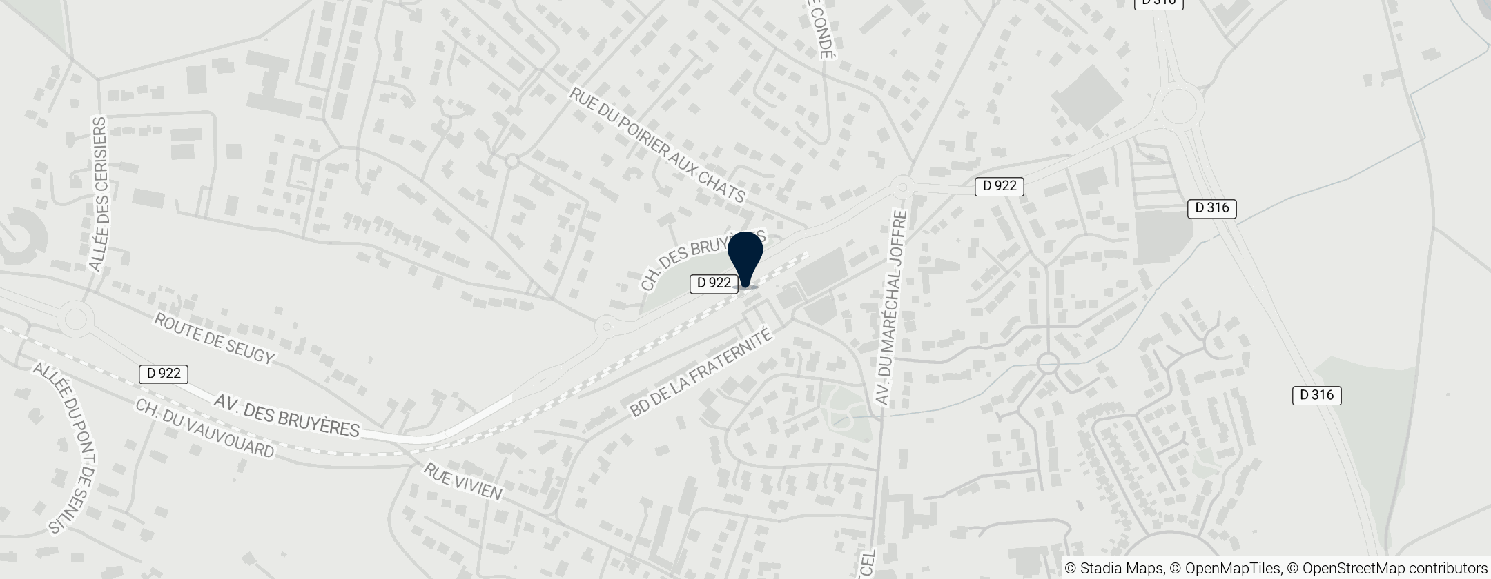 Map of Gare de Luzarches