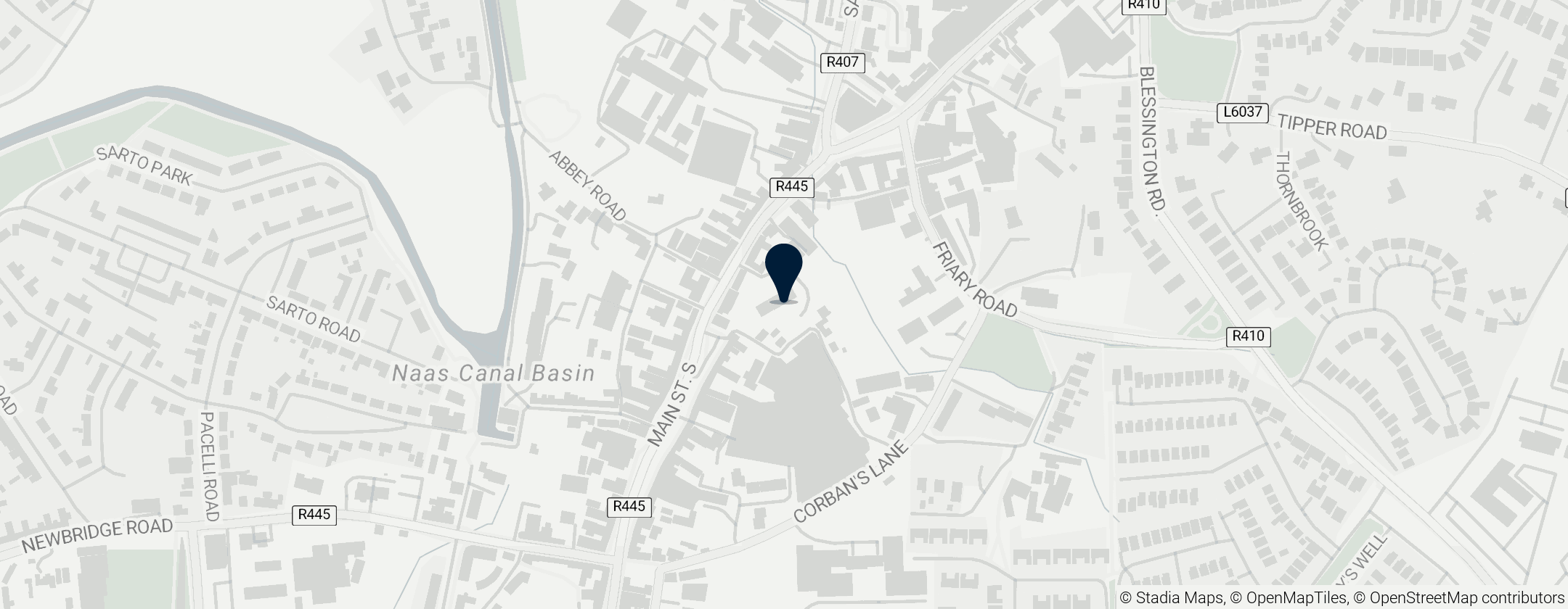 Map of Saint David's Church, Naas