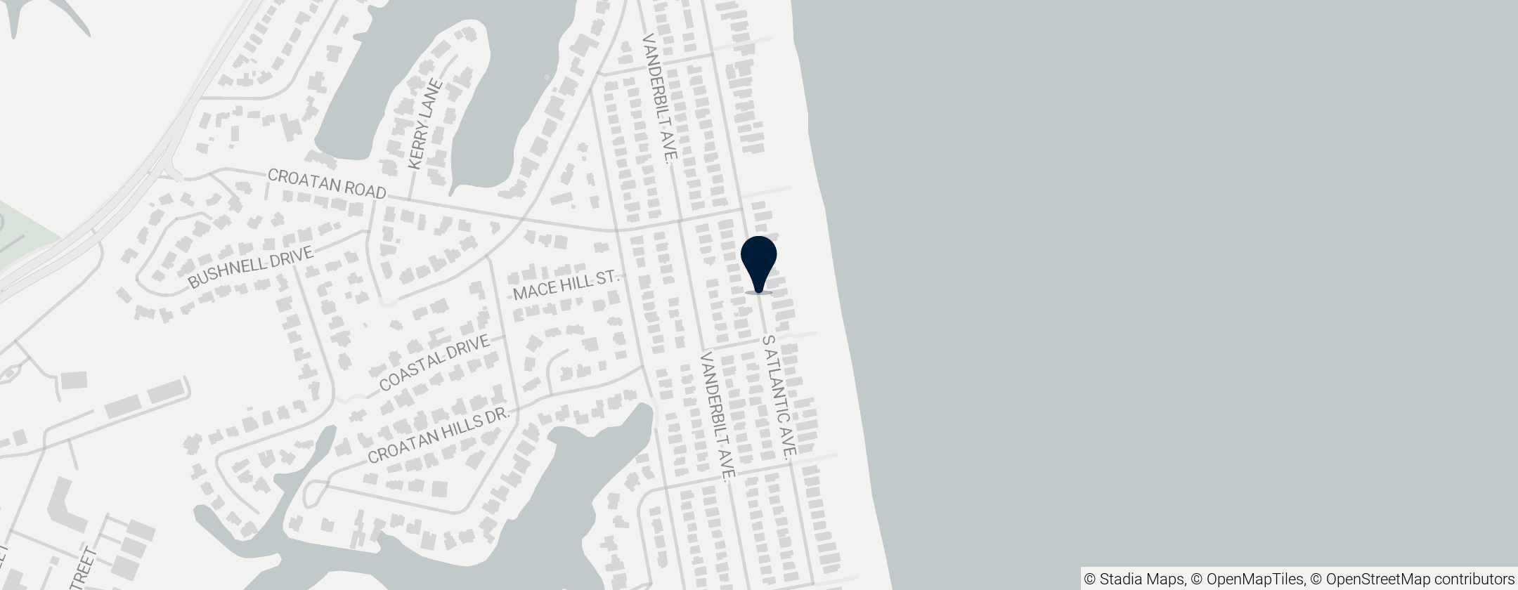 Map of Croatan Beach 